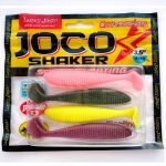 Плавающий силикон Lucky John Joco Shaker 3,5" (4 шт.) 140302-MIX1