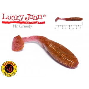 Виброхвост Lucky John Mr. Greedy 3” (7 шт.) 140115-S14