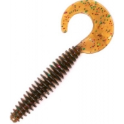 Слаги съедобные искусственные Lucky John ULTRAWORM Curly 3in (76.2 мм), цвет PA03, 7шт.