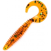 Слаги съедобные искусственные Lucky John ULTRAWORM Curly 3in (76.2 мм), цвет PA19, 7шт.