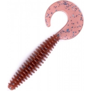 Слаги съедобные искусственные Lucky John ULTRAWORM Curly 3in (76.2 мм), цвет S19, 7шт.